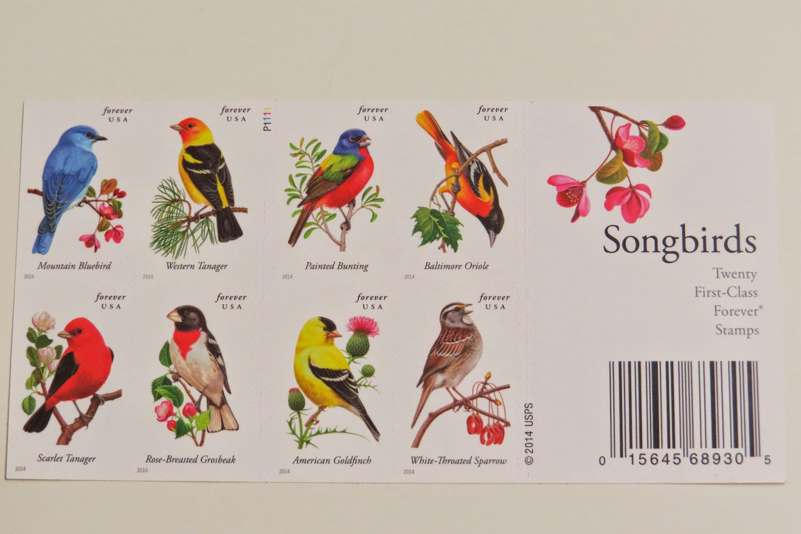 Songbirds USPS Forever Stamps It has grown on me!