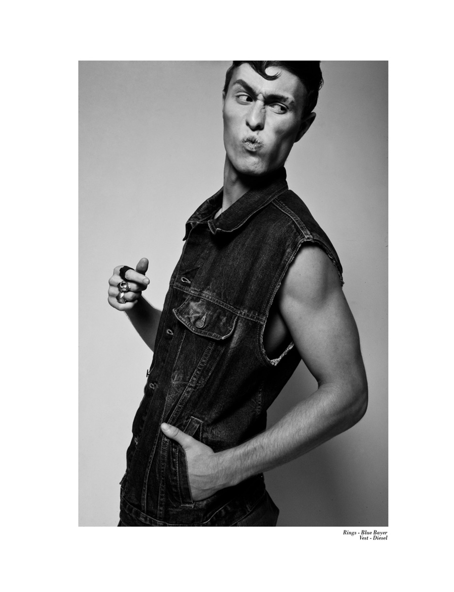 d1 Model Management Josh Alfred in Carbon Copy Magazine