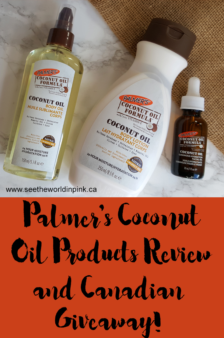 Skincare Sunday + Giveaway - Palmer's Coconut Oil Goodies! 