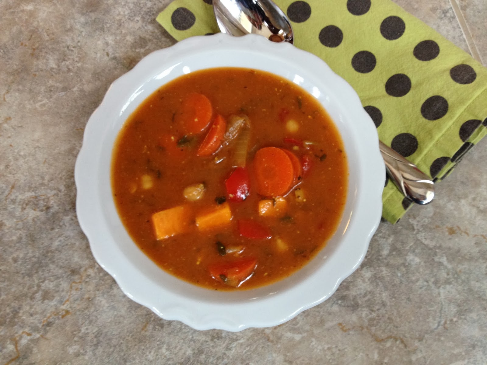 African Bean Soup Healthy Journey Cafe