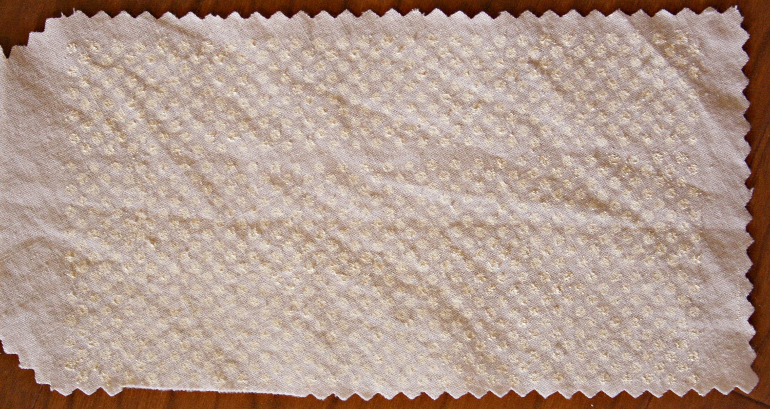 CHALLENGE Embossing on Fabric