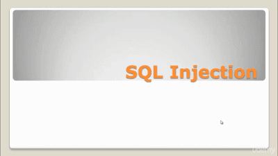  SQL injection KaliLinux