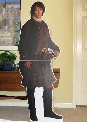 Jamie Fraser cardboard cutout