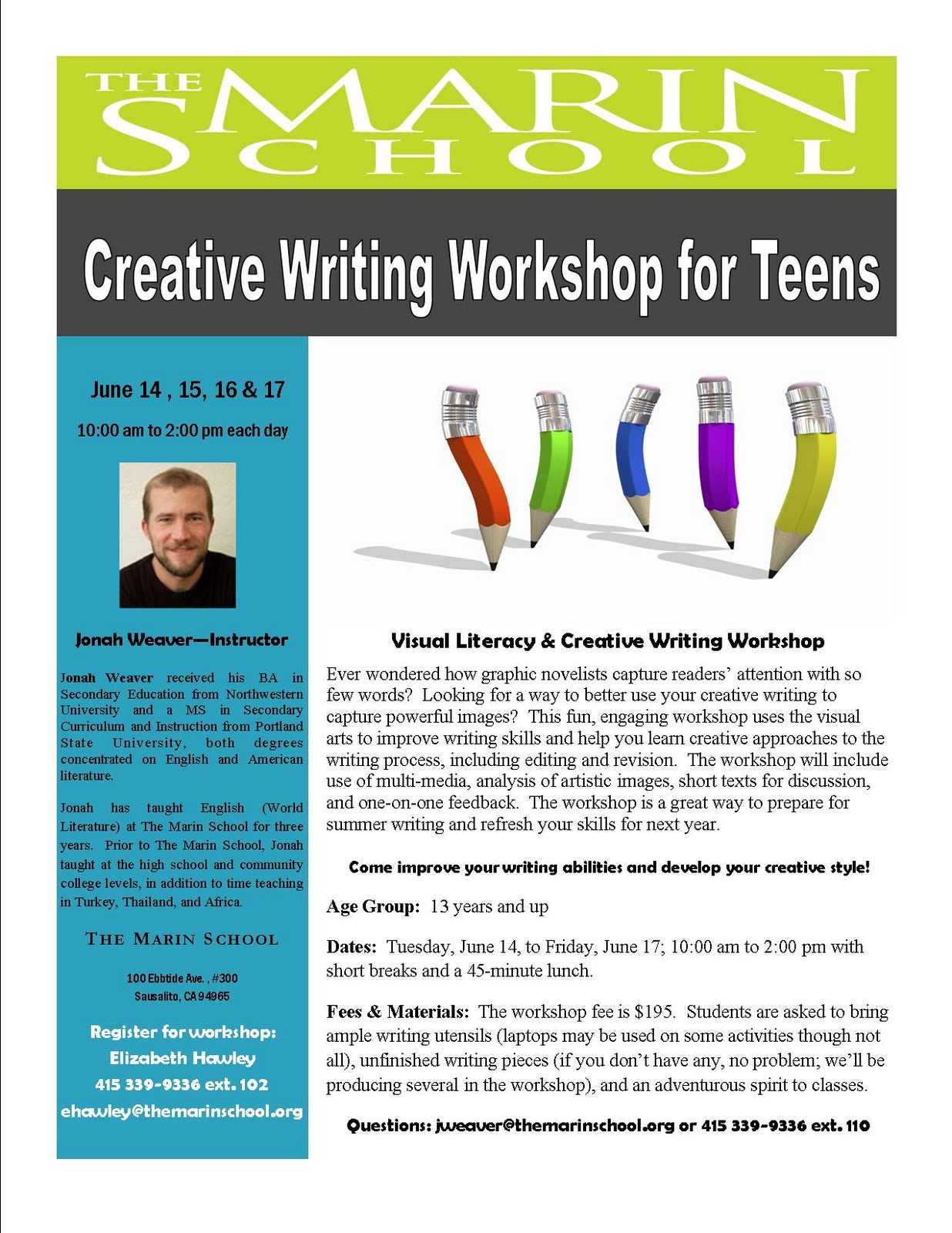 Free creative writing courses toronto image