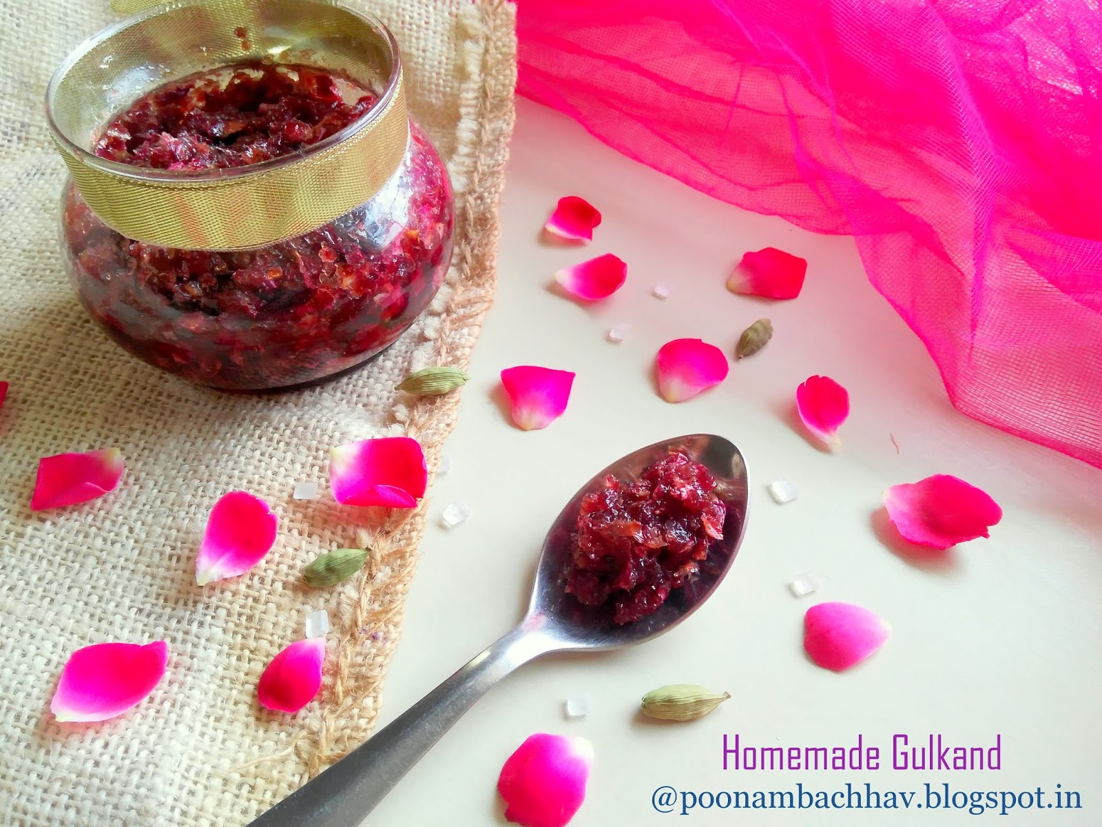 Annapurna Homemade Gulkand / Rose Petal Preserve Recipe