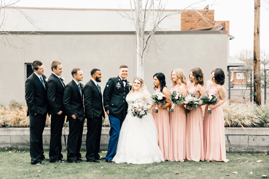 Romantic Rose Palette Winter Wedding by Something Minted Photography