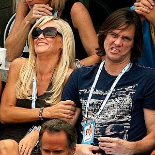 Jim Carrey with Wife 