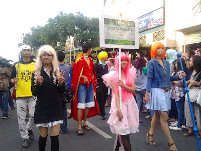 Suasana Jogja Fashion Week di Jl.Malioboro - Jogja Warning