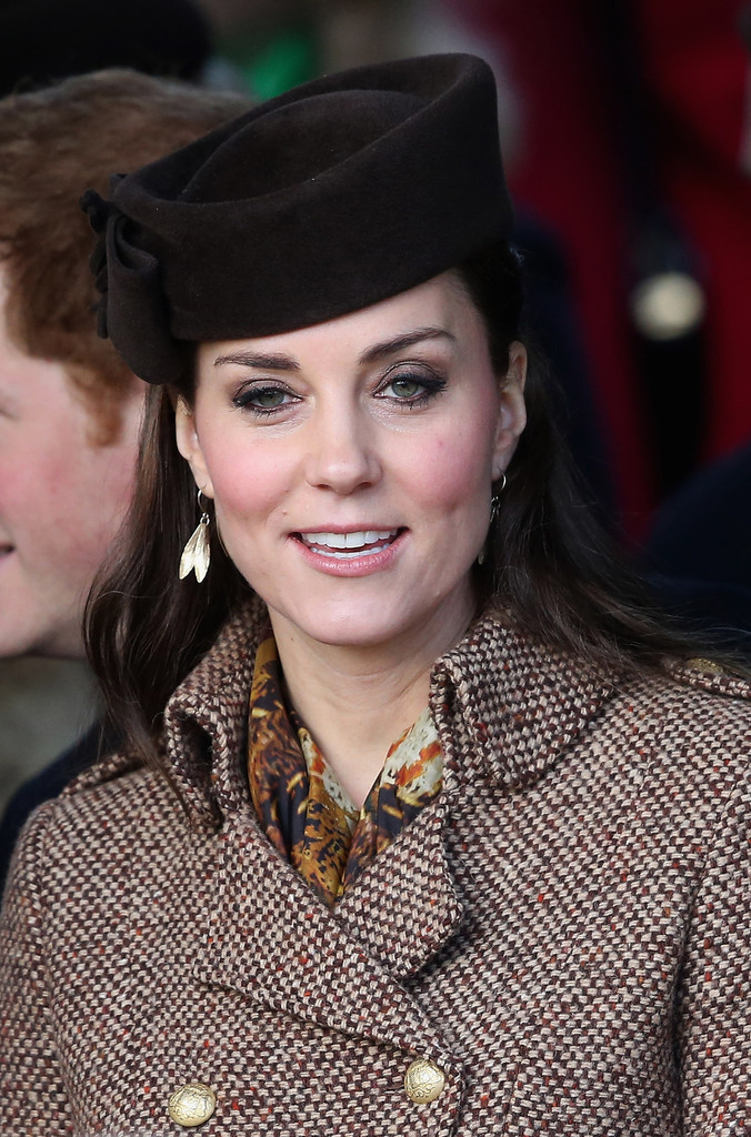 Catherine, Duchess of Cambridge attends Christmas Day Service