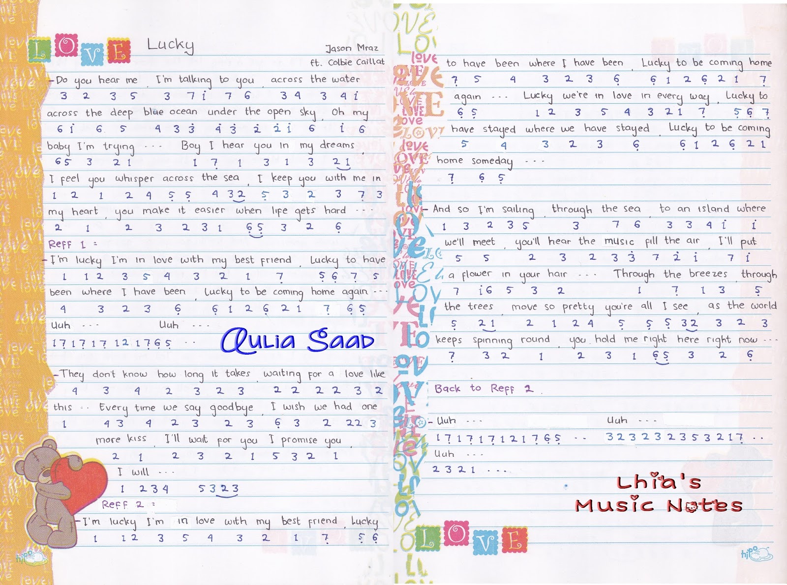 Lirik Lagu Jason Mraz Lucky Cari Pembahasannya