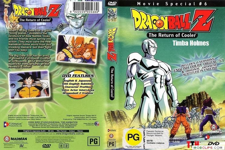 dragon ball z movie 6 return of cooler hindi hd screen world
