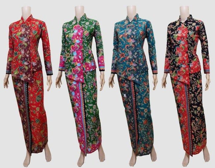29 Model  Batik  Setelan Rok  Panjang  Span Muslimah Berhijab 
