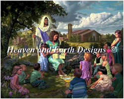 BOB-103 Savior Our Teacher HAED artwork by Bob Byerley " BOB-103 Savior Our Teacher
