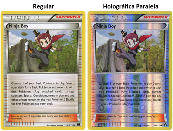 Lote de 7 Cartas de Pokémon Reverse Foil - Slightly Played em inglês