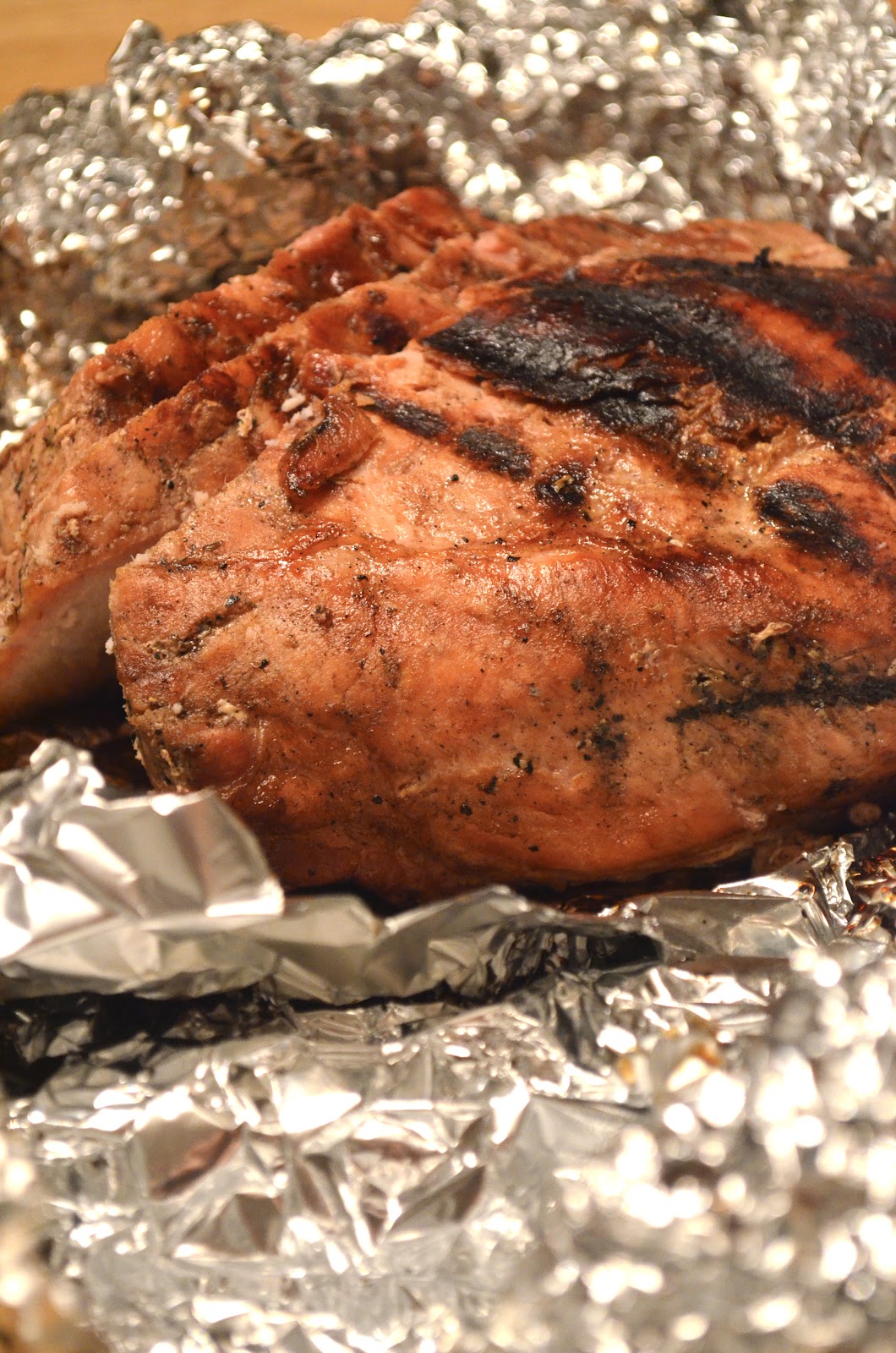 The Lazy Daisy Kitchen grilled pork tenderloin with pepper jelly glaze