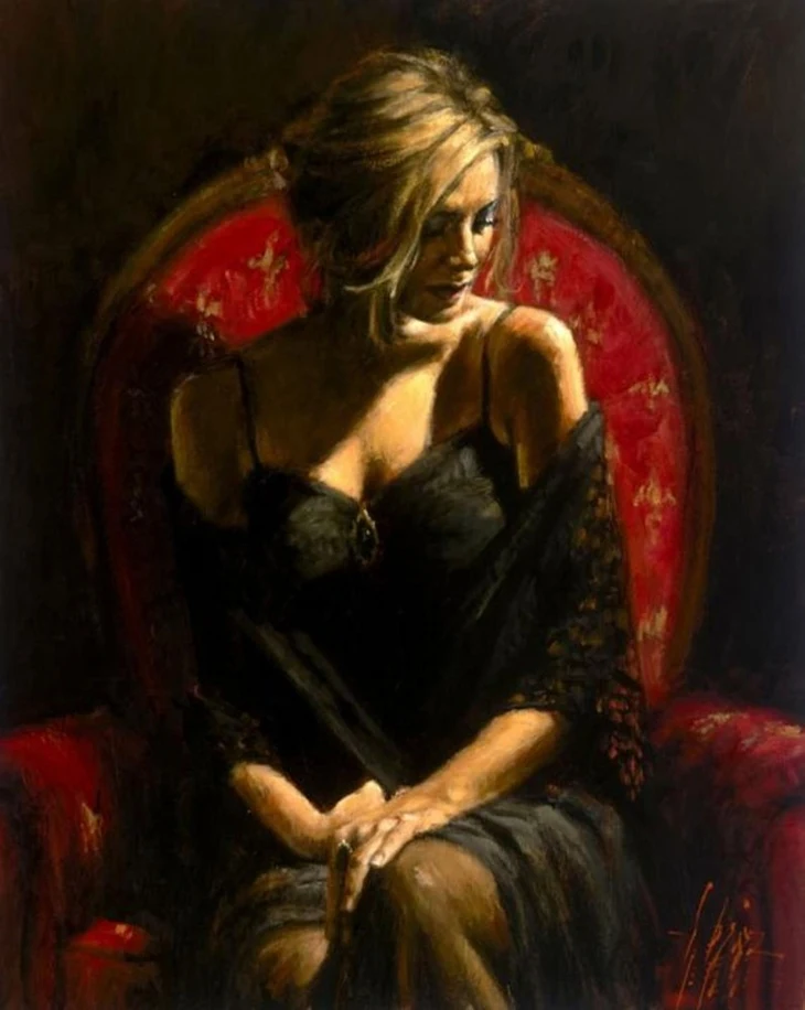 Fabian Perez 1967 ~ Argentine Figurative painter | Reflections of a Dream