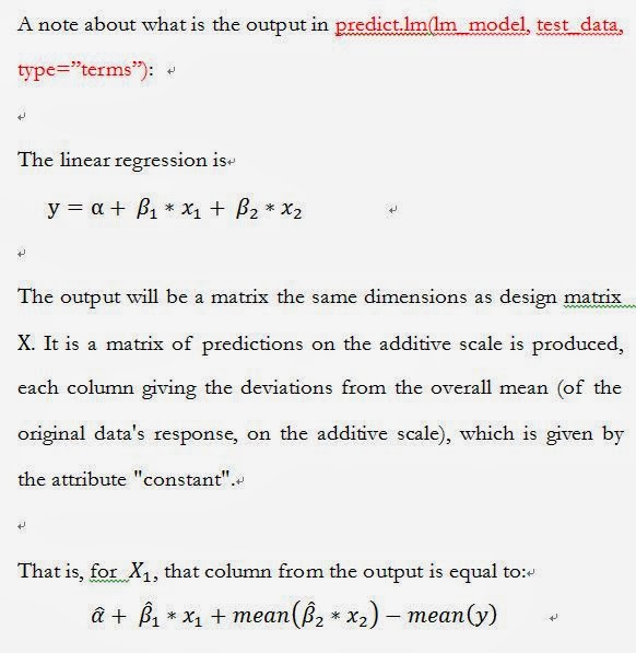 easy sas A note about what is the output in predict.lm(lm_model, test