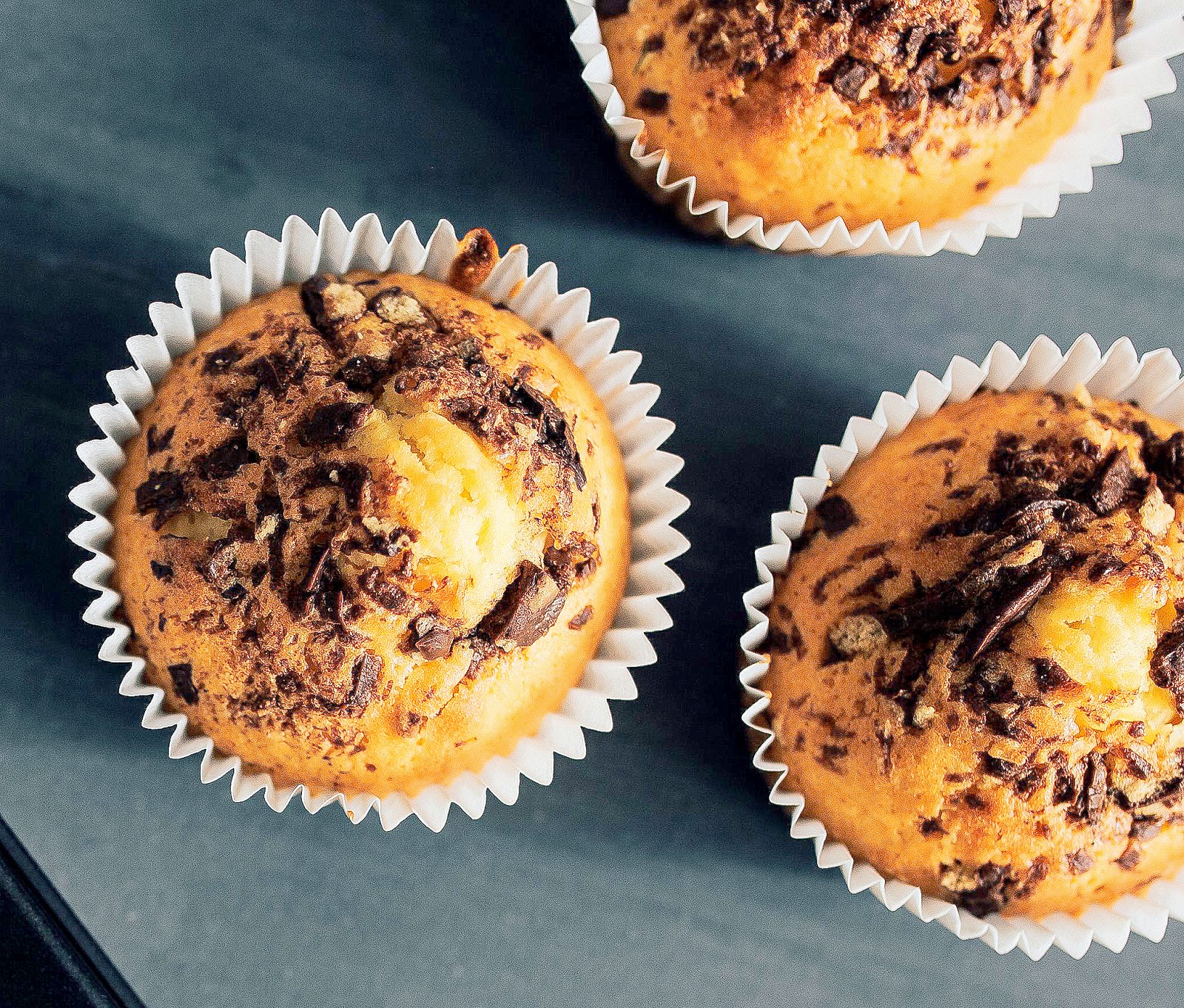 Muffin Semi Integral de Cenoura com Chocolate Menu Criativo Receitas