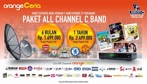 daftar channel paket orange tv c band 2018 info pay tv daftar channel paket orange tv c band 2018 info pay tv