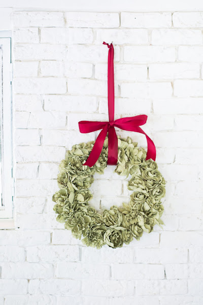 Corona Navidad Flores