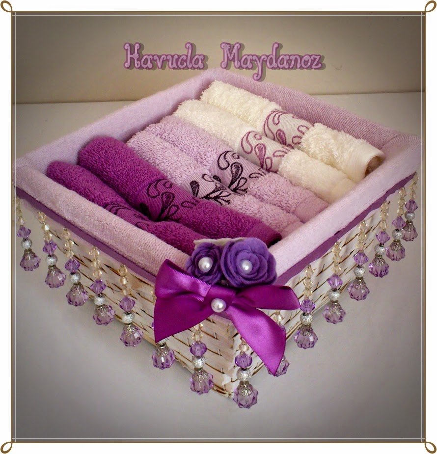 * Havuçla Maydanoz * Havlu Sepeti Süsleme