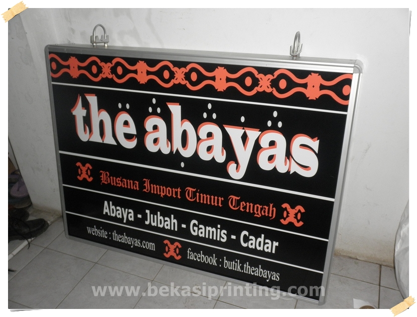 Ukuran Neon Box Bidan