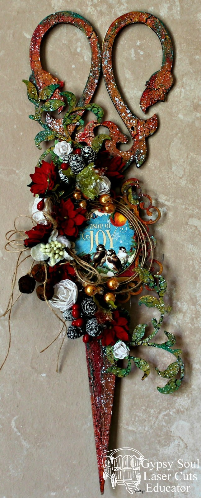 Pam Bray Designs: A Girl with Flair: Seasons of Joy Christmas Scissors with  Gypsy Soul Laser Cuts