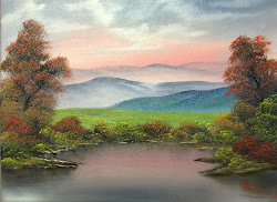 ross bob painting hills rolling young classes belik don age pastel