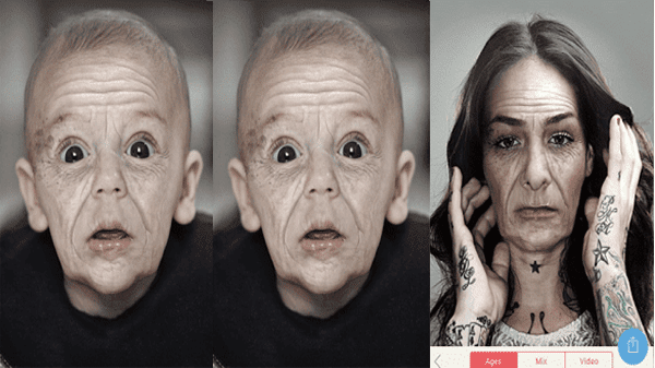 Application Oldify: know your face shape in 30 years or more.