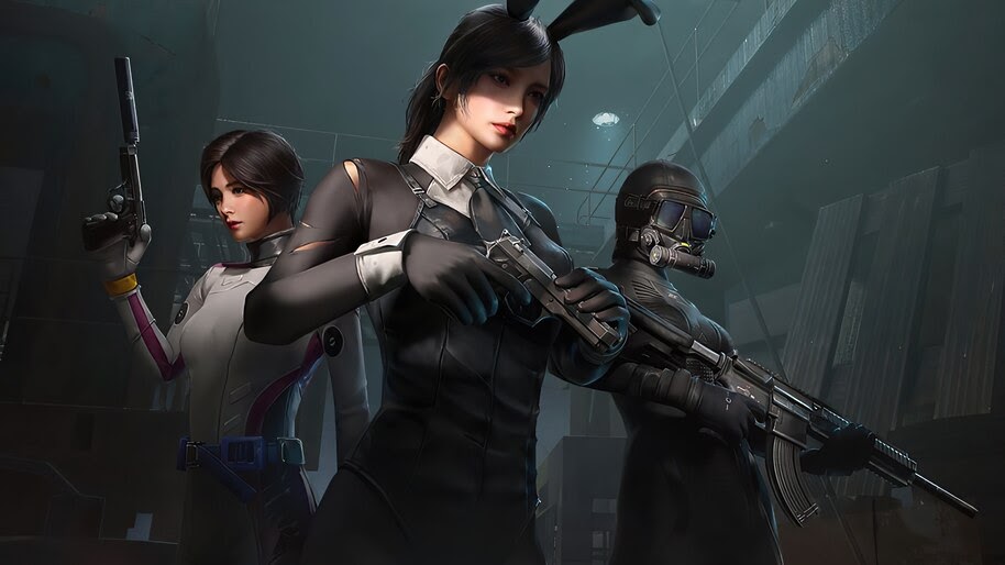 PUBG, Girls, 4K, #5.2614