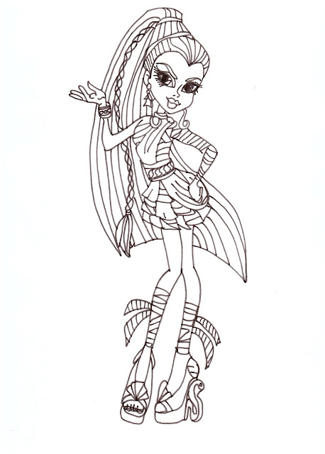All About Monster High Dolls: Monster High Free Printable Coloring ...