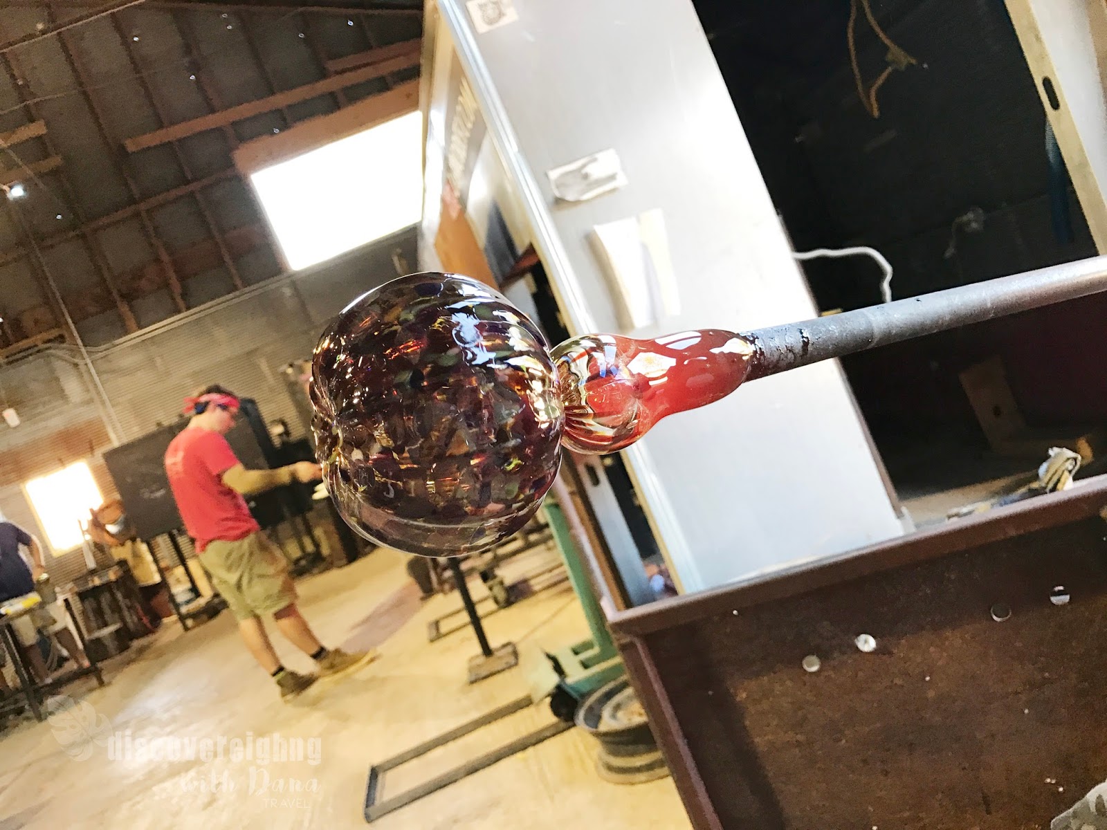 Discovereighng with Dana Glass Blowing in Salado, Texas