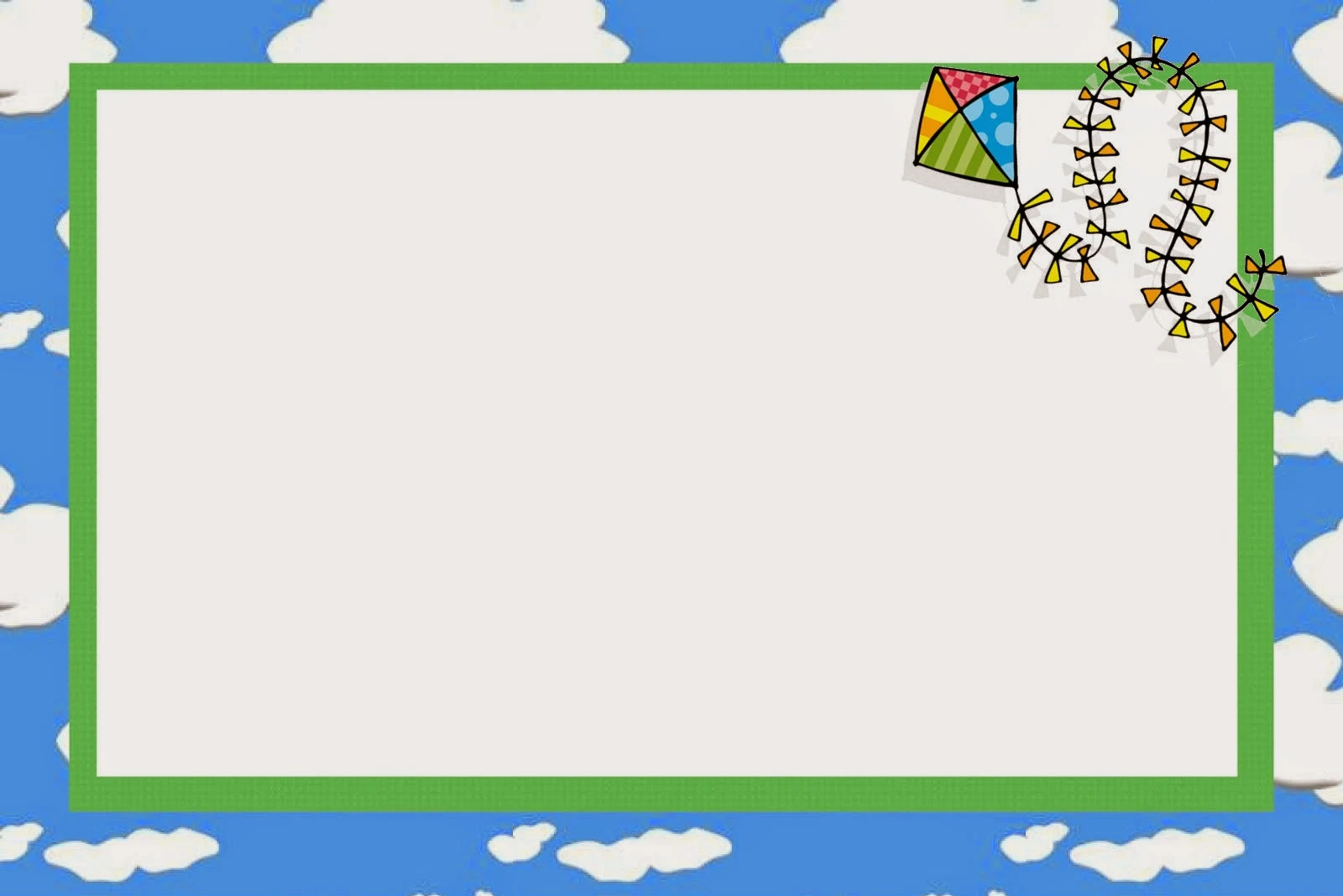 Boy with a Kite Free Printable Invitations. Oh My Fiesta! in english