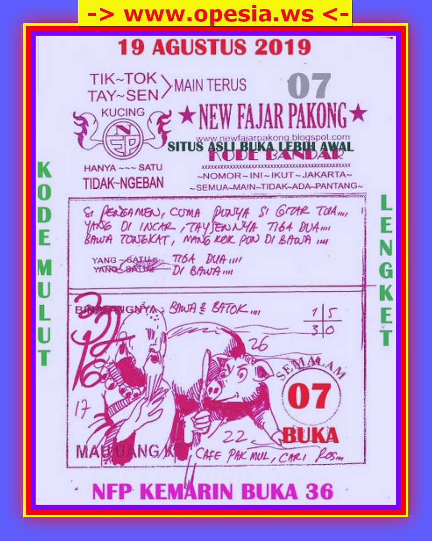 Fajar Pakong 36 Jabodetabek