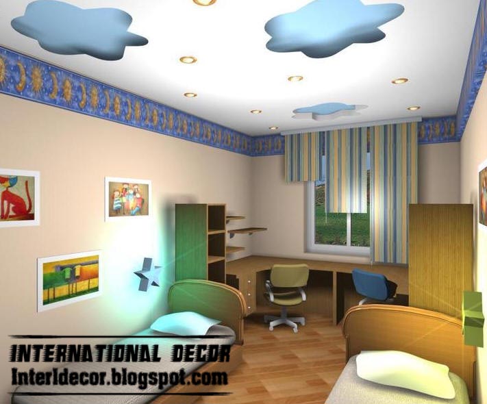Top Catalog Of Modern False Ceiling Designs For Kids Room
