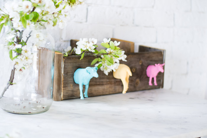 Estantería con compartimentos diy