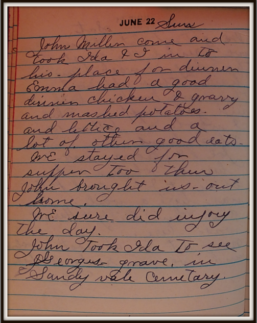 Vintage Johnstown June 22, 1947 Diary of a Johnstown Housewife