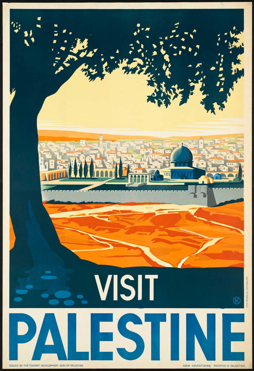 Kitten Vintage: 13 Stunning 1930s orange and blue travel posters