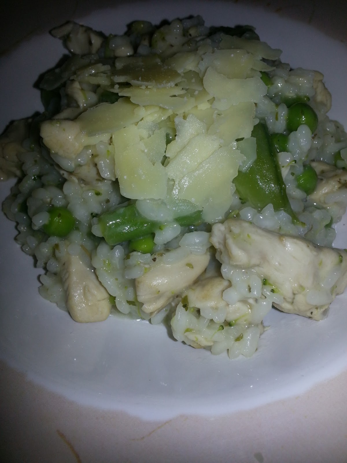 Lazy, lazy cook Delicious, healthy meals Chicken and vegetable risotto.