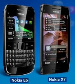 Nokia E6 Nokia X7 Symbian Anna OS Phone