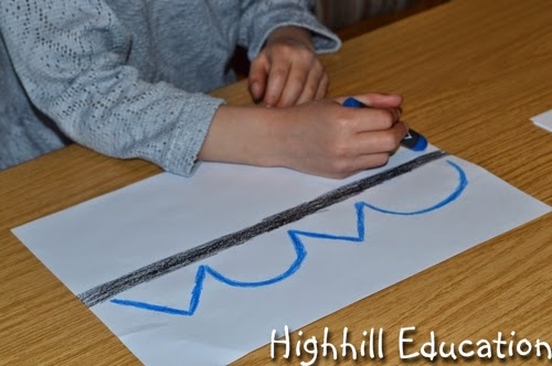 Highhill Homeschool: Reflection Symmetry Form Drawing