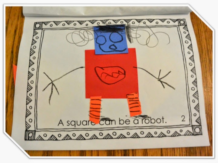 8 Days Under Our Belt and We are Reading to Partner, Creating Shapes