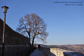 Motovun Truffle Capitol Croatia - Nice View from town wall Istria