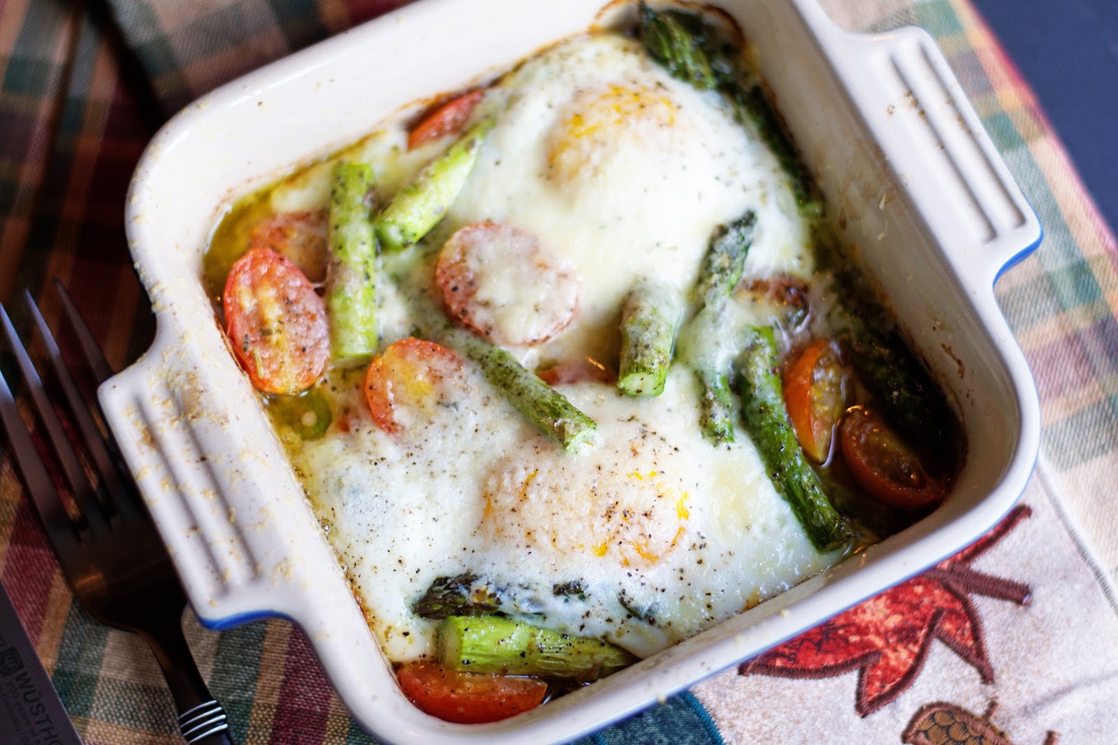 Italian Style Baked Eggs and Asparagus Recipe The Kitchen Wife