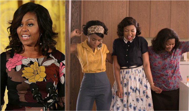First Lady Michelle Obama Hosts Hidden Figures Screening At The