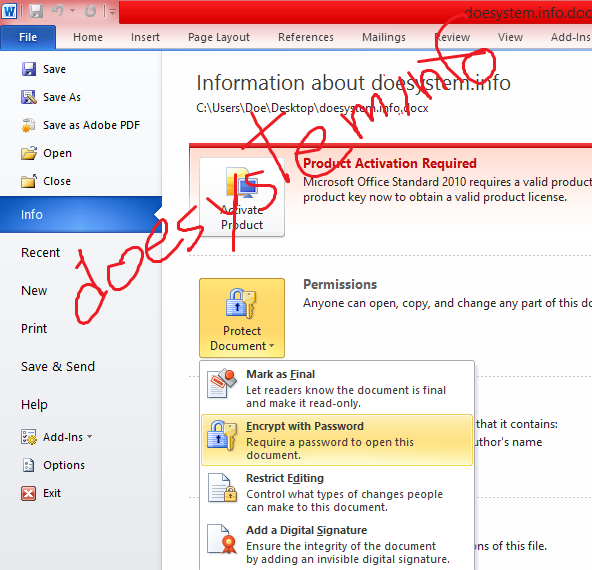 How Can I Find My Microsoft Word Password