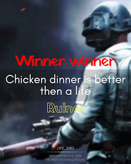 Winner winner chicken dinner pubg quotes 