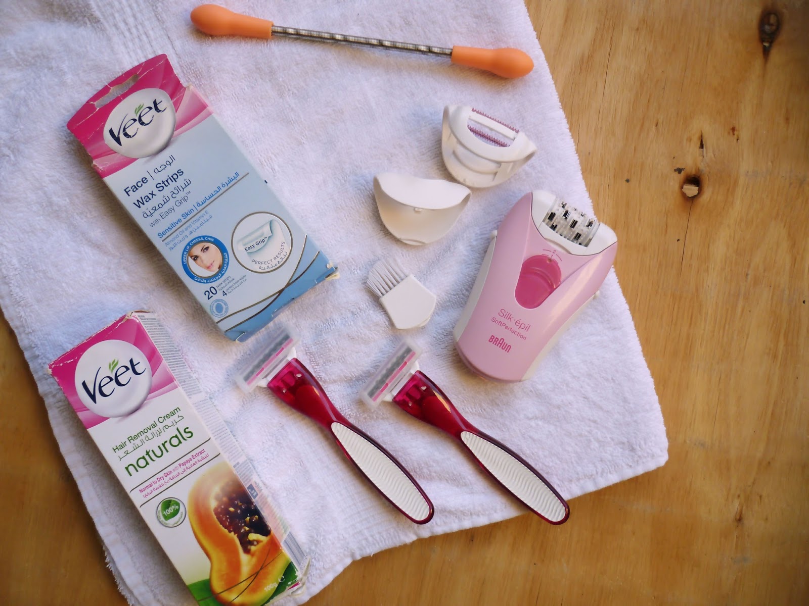 FM طريقتي لإزالة شعر الجسم