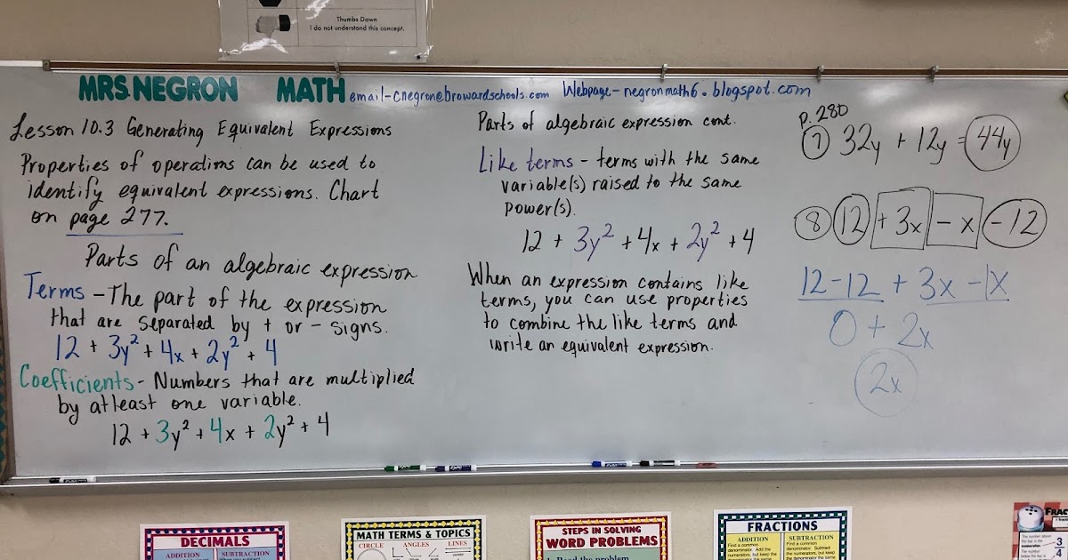 mrs-negron-6th-grade-math-class-lesson-10-3-combining-like-terms