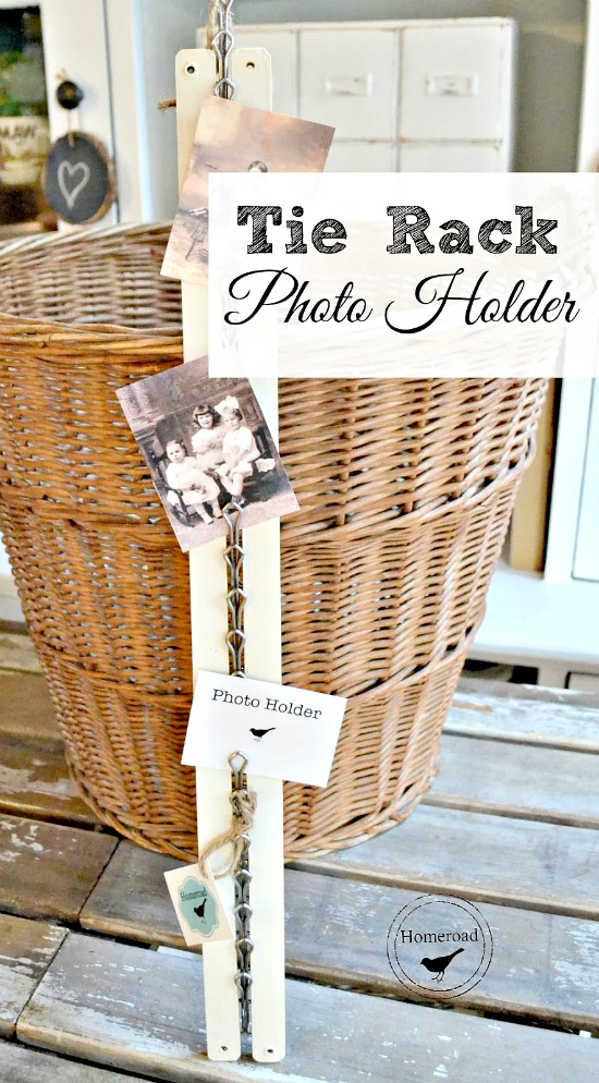 How to Make a Tie Rack Photo Display